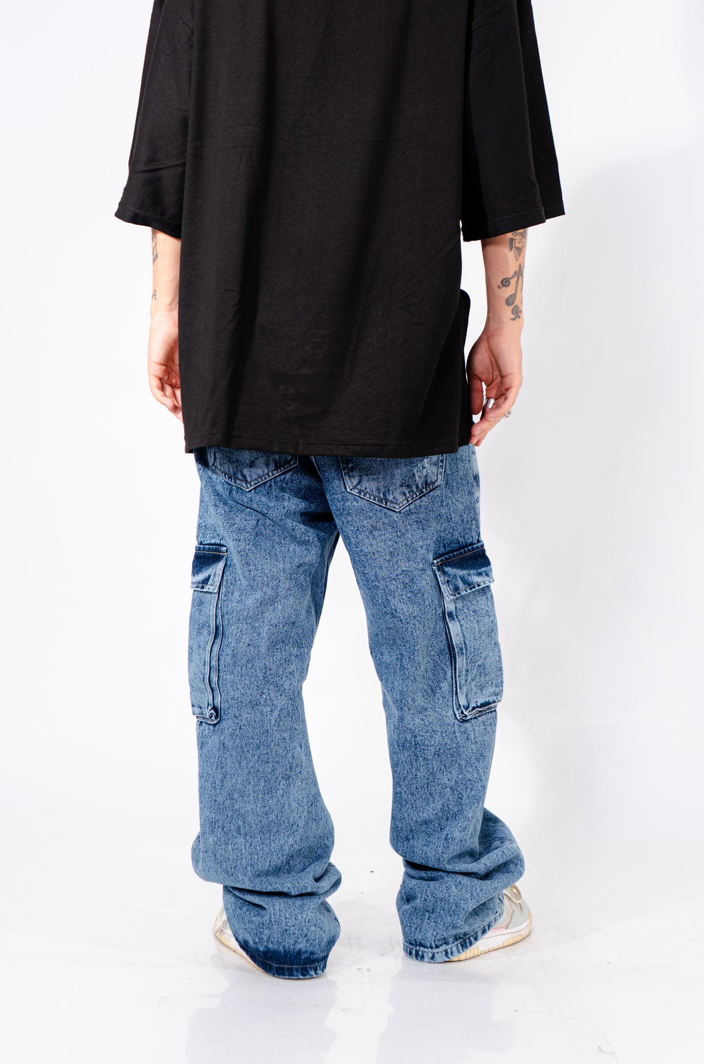JEAN CARGO AZUL OPACO JASPE OWL