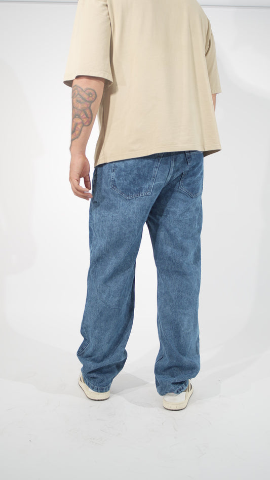 PANTALON BAGGY AZUL
