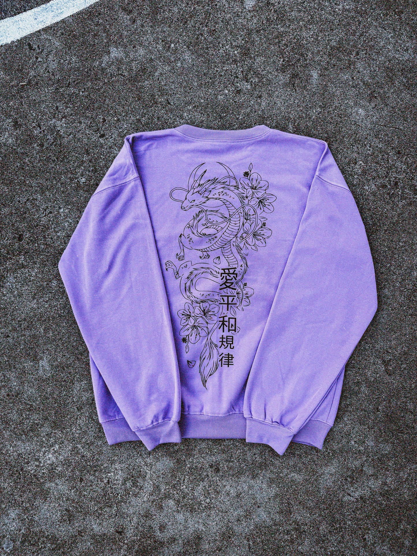 Buzo DRAGÓN SAKURA LILA