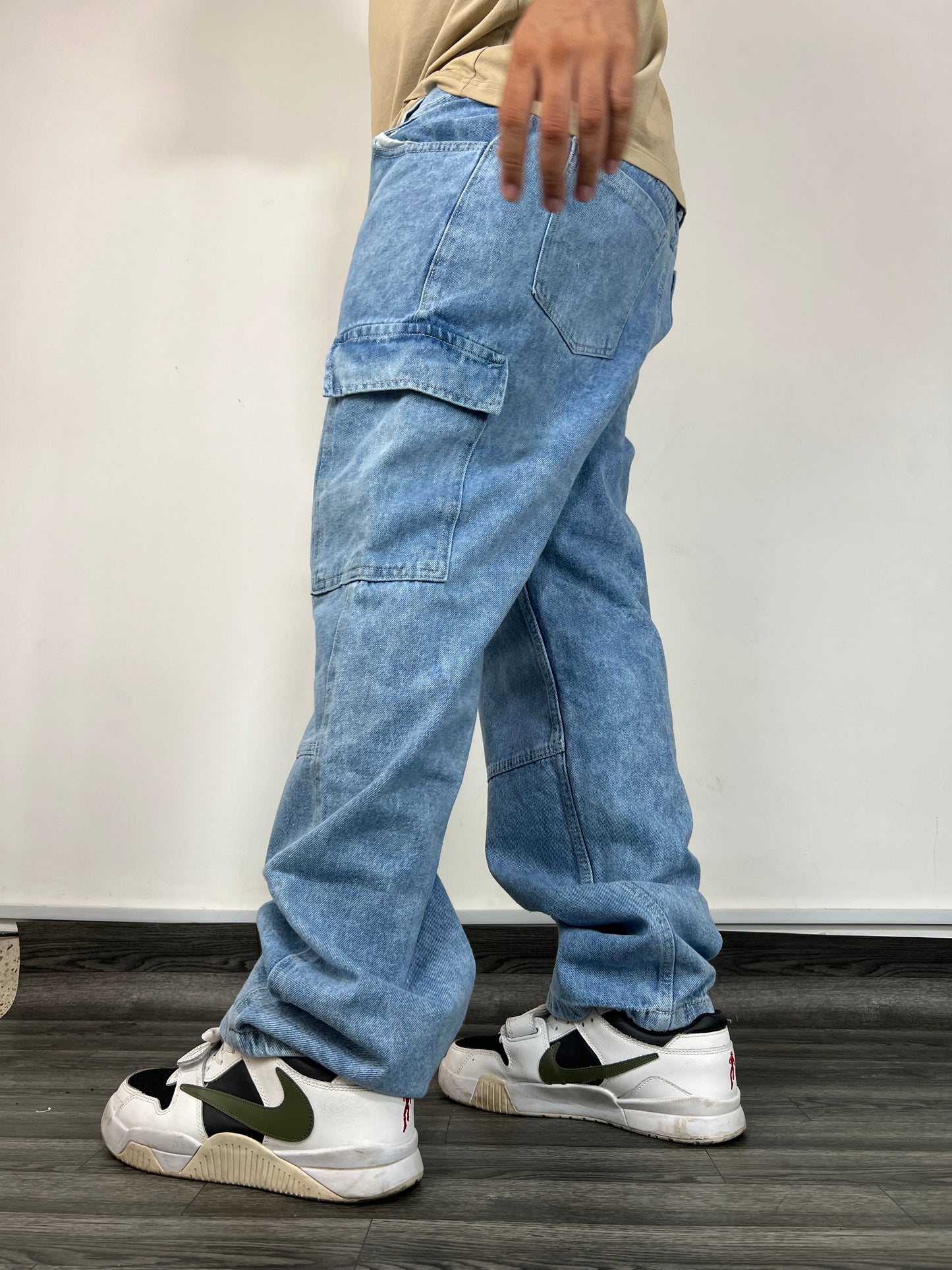 PANTALON CARGO AZUL KING