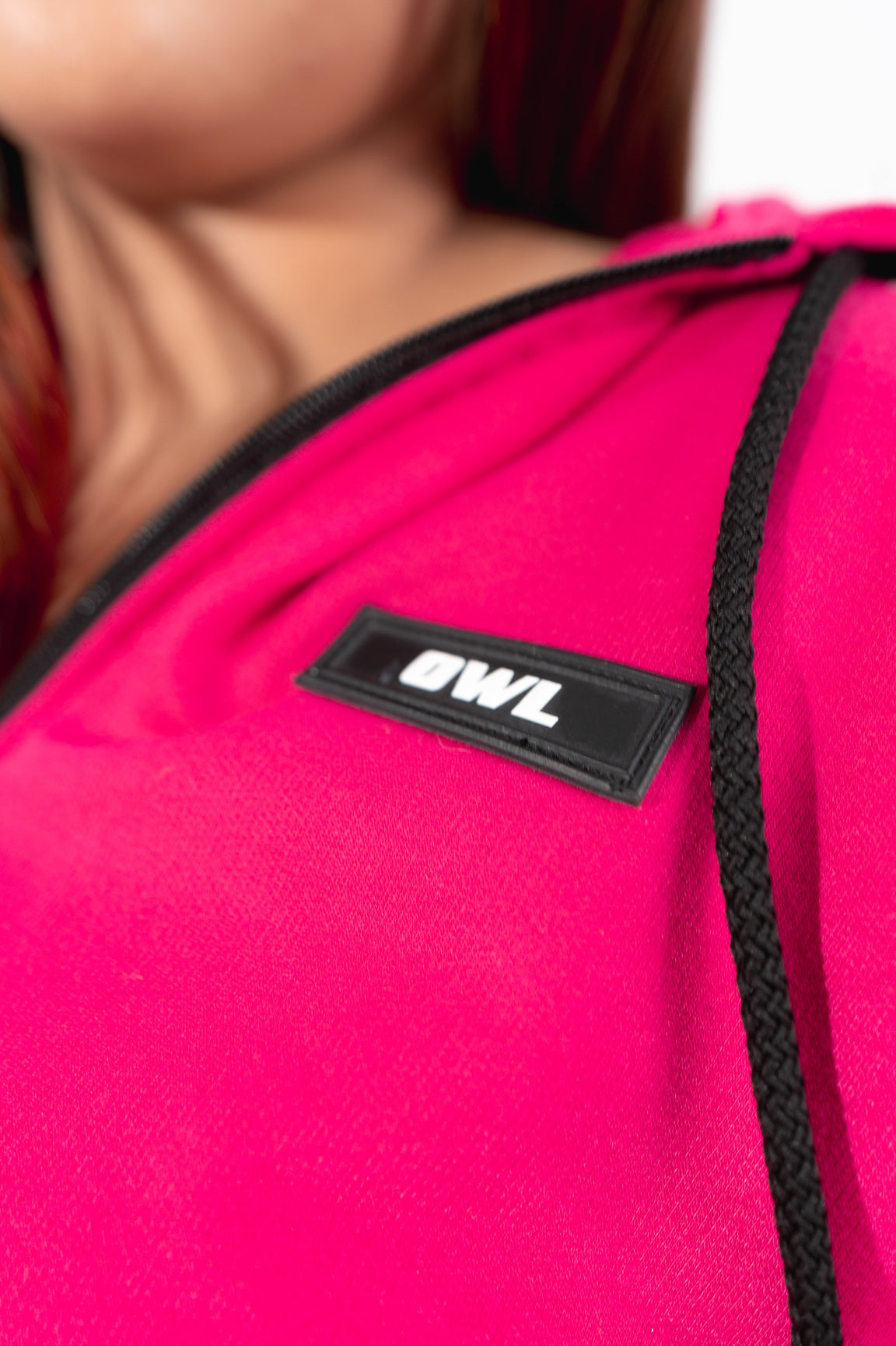 BUZOS CROP OVERSIZE fucsia