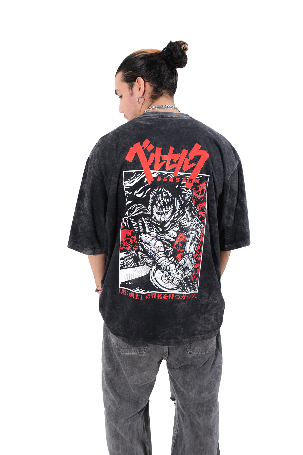 camiseta BERSERK ACID WASH