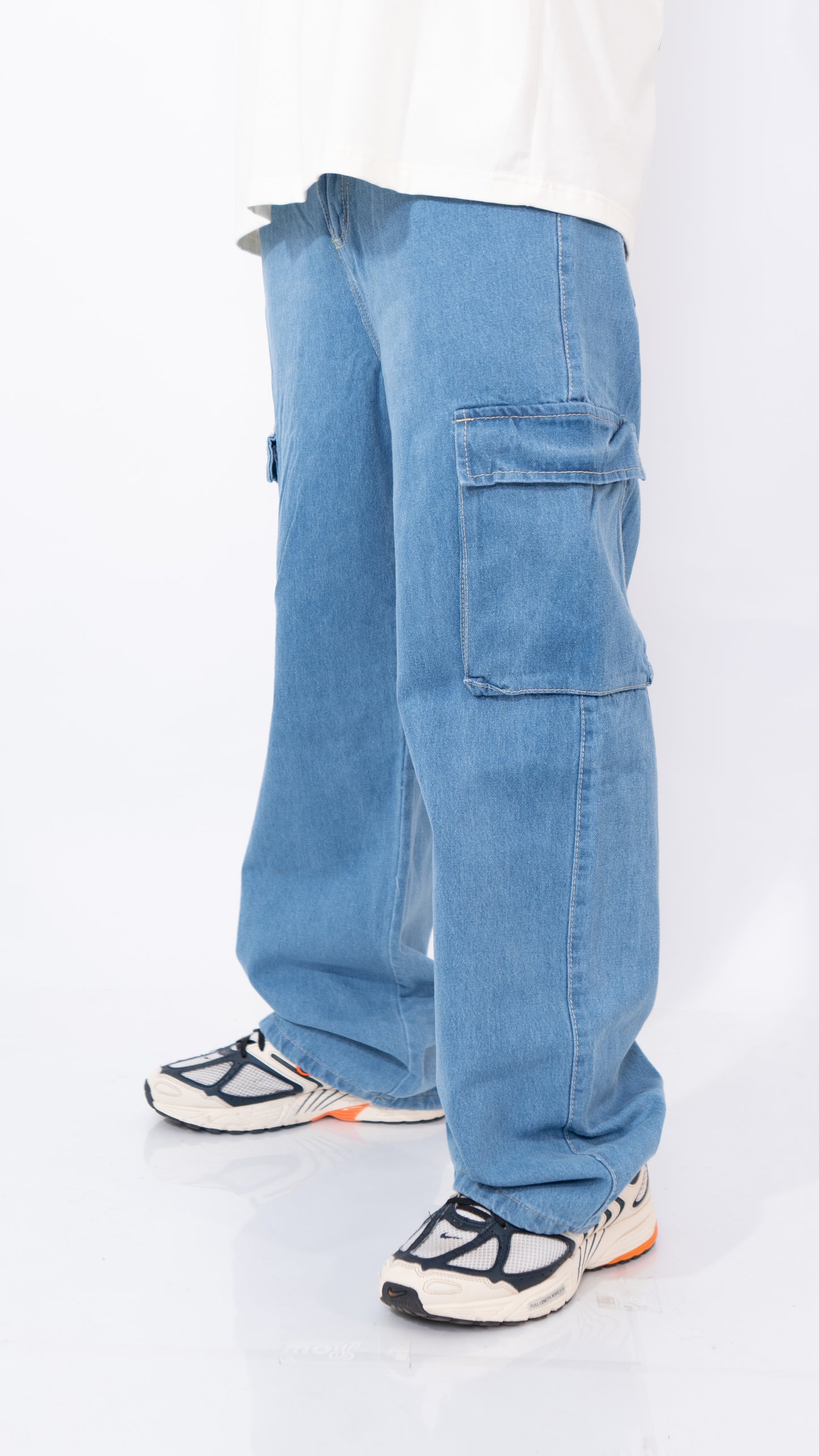 PANTALON CARGO AZUL OSCURO
