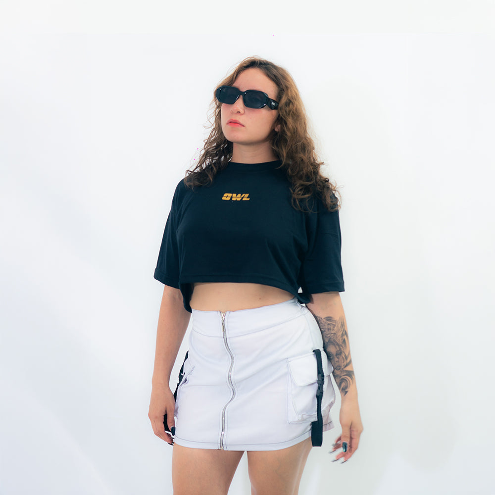 FALDA cremallera Blanca