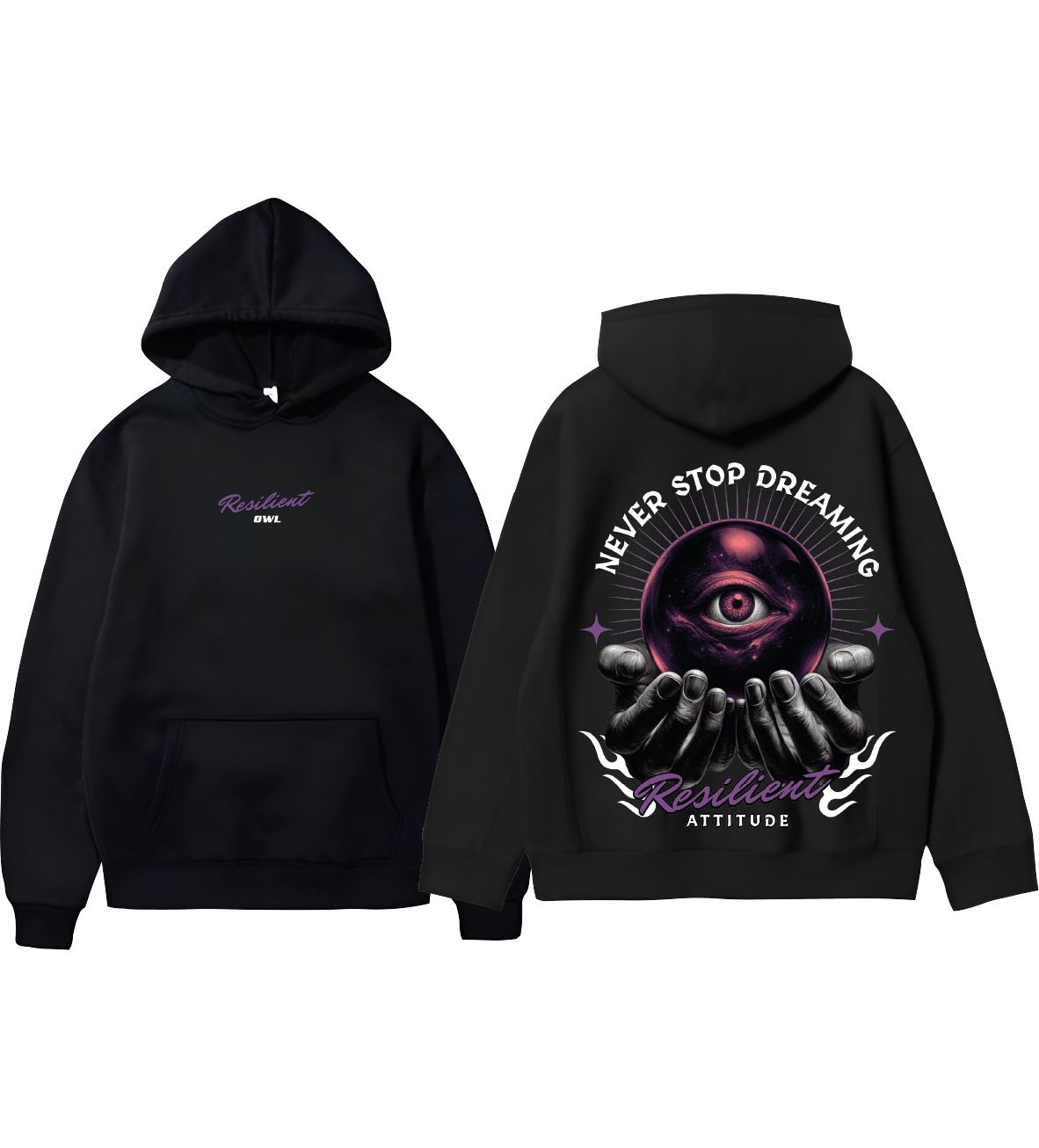 hoodie never stop