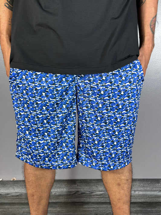 PANTALONETA SUBLIMADA azul bape