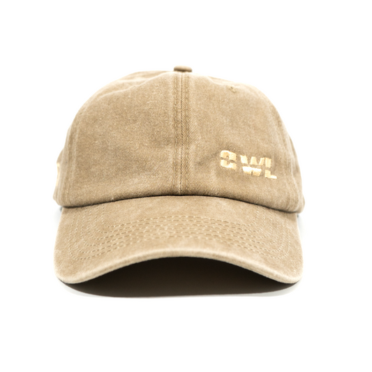 GORRA OWL ACID WASH BEIGE