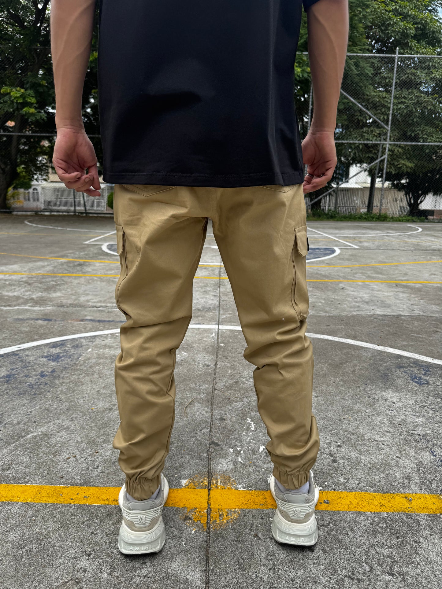 PANTALON CARGO JOGGER  CAMEL