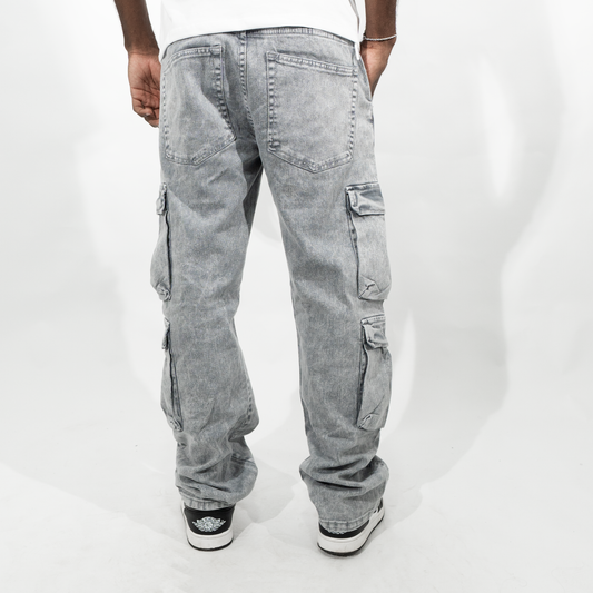 JEAN 4 BOLSILLOS GRIS PERLA