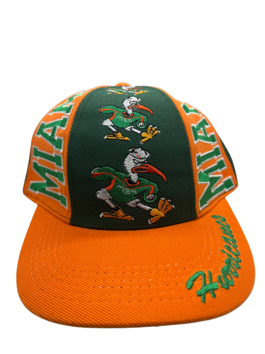 Gorra tres caras de los Miami hurracans