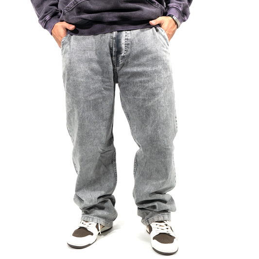 JEANS BAGGY GRIS PERLA