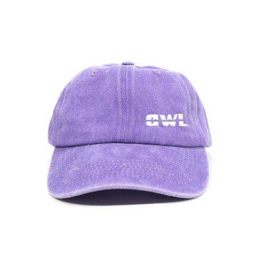 GORRA OWL ACID WASH LILA