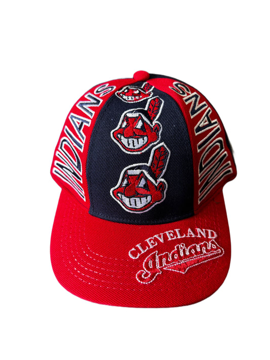 Gorra tres caras de los INDIOS DE CLEVELAND