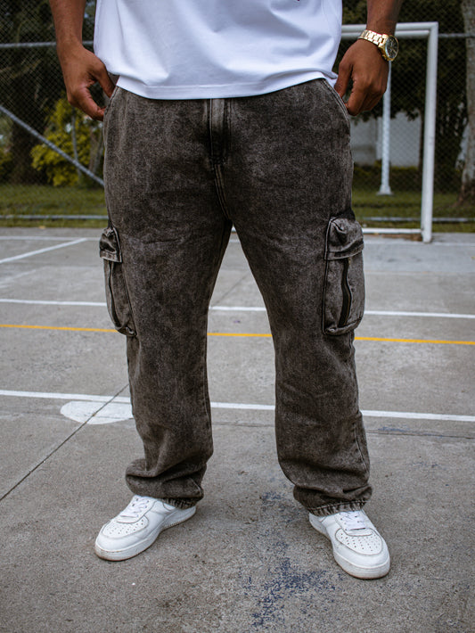 PANTALON CARGO  GRIS  KING