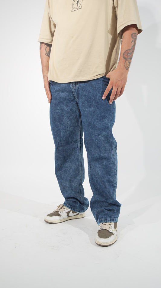 PANTALON BAGGY AZUL