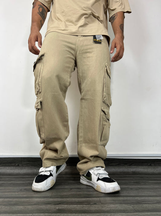 PANTALON CARGO  BEIGE