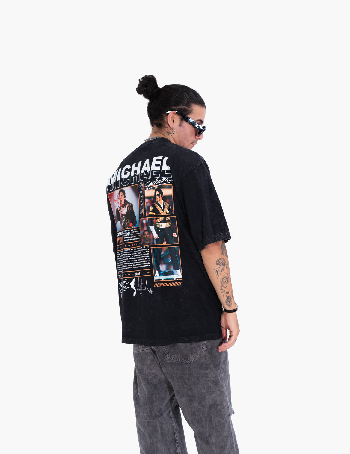 camiseta MICHAEL JACKSON  ACID WASH