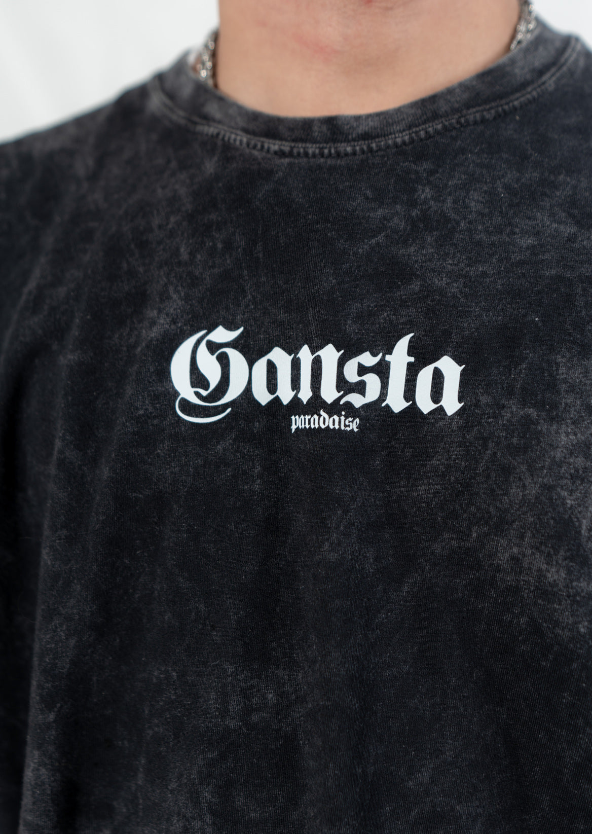 camiseta GANSTA ACID WASH