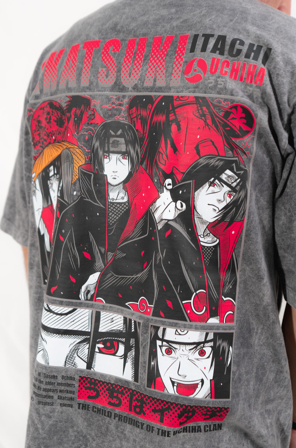 camiseta ITACHI ACID WASH