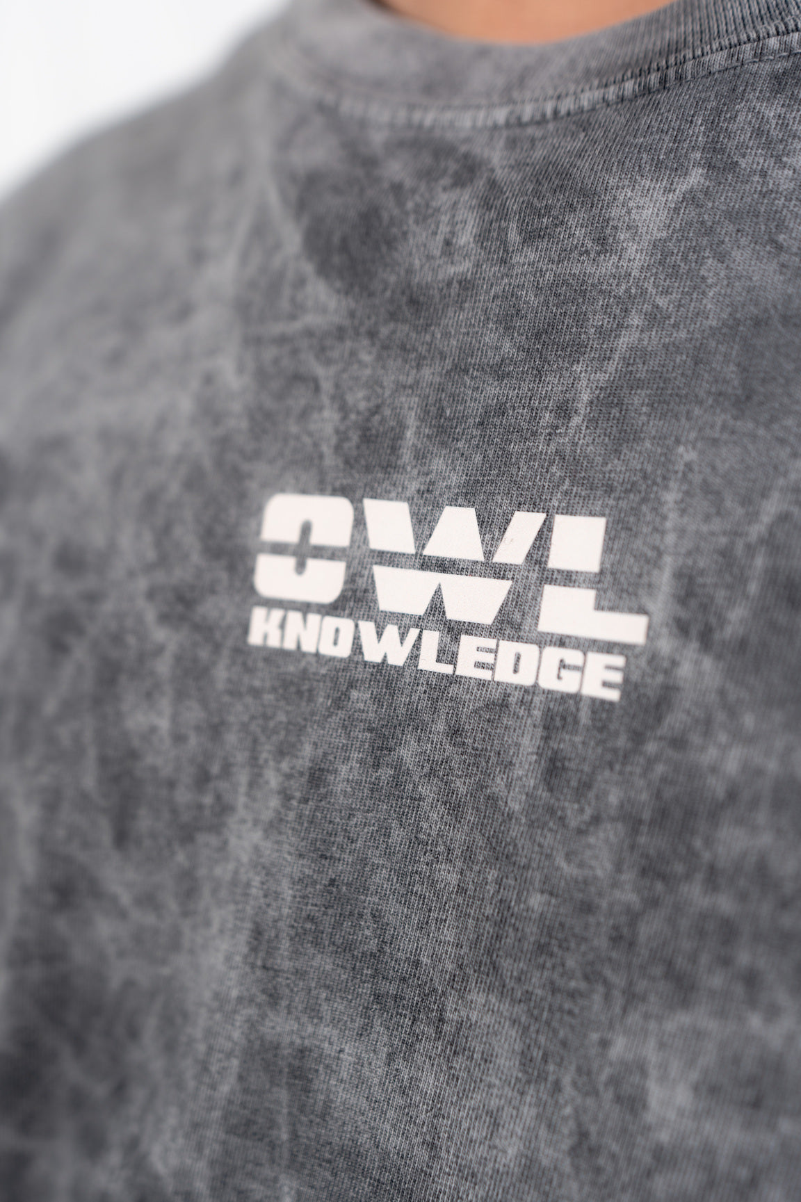 camiseta OWL NOWLEDGE ACID WASH