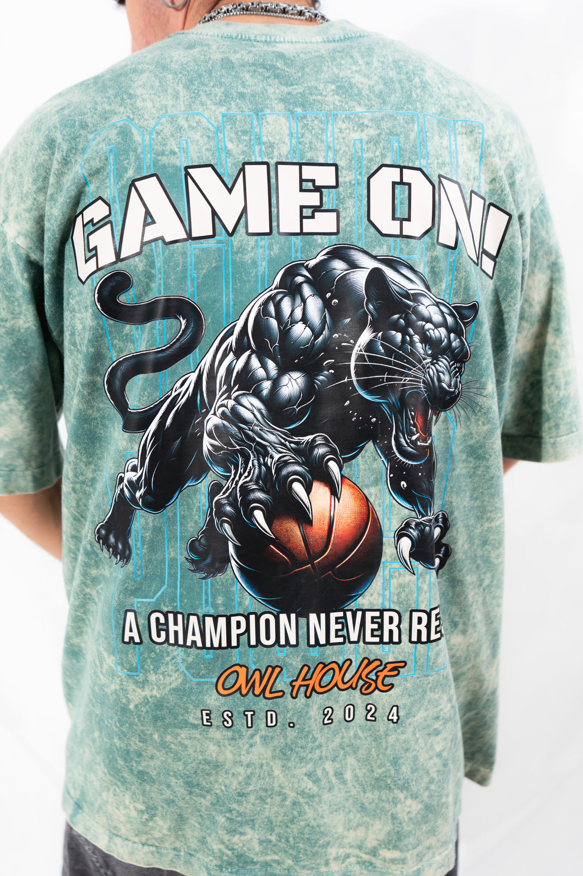 camiseta GAME ON ACID WASH