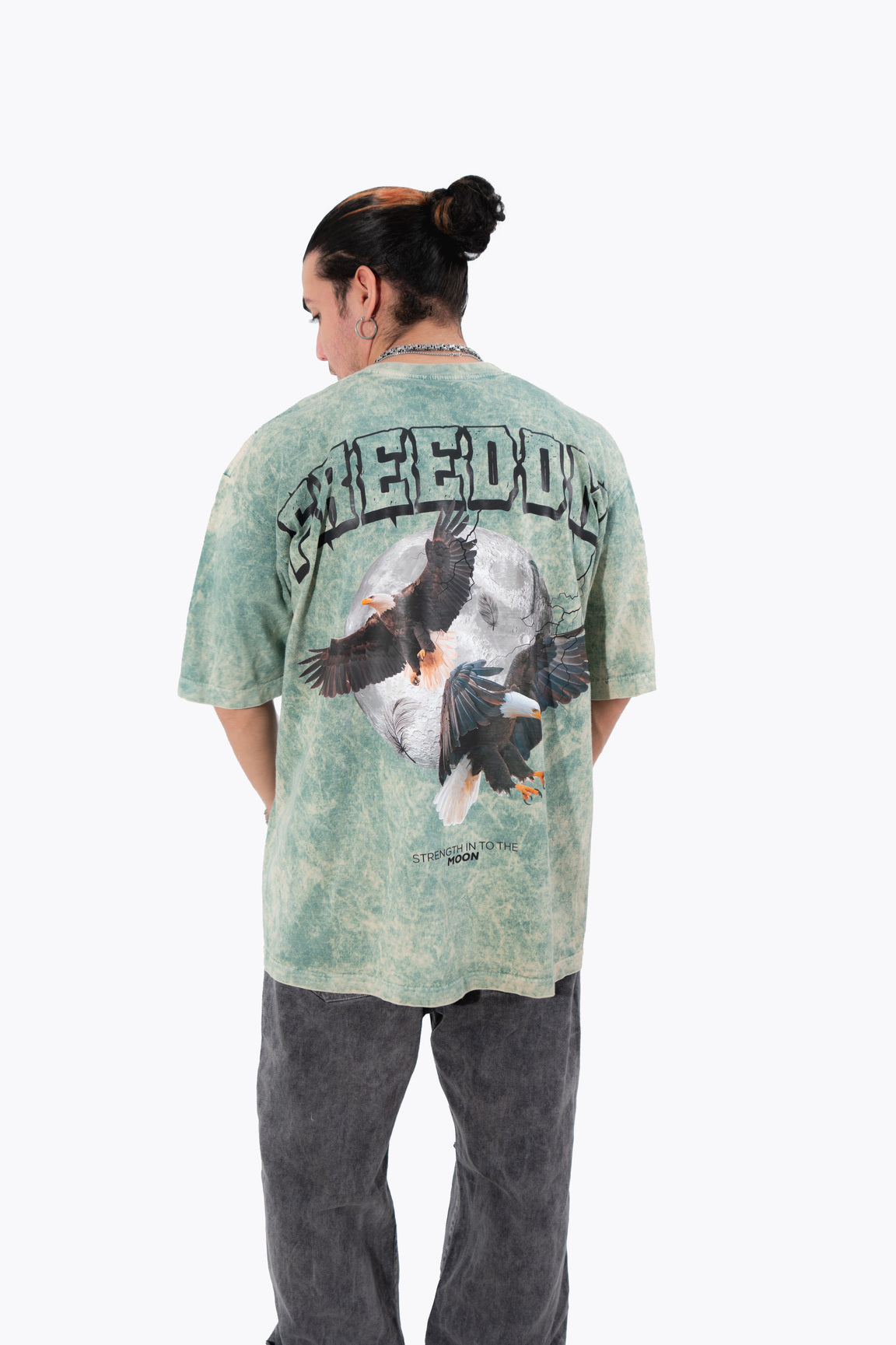 camiseta OWL FREEDOM ACID WASH