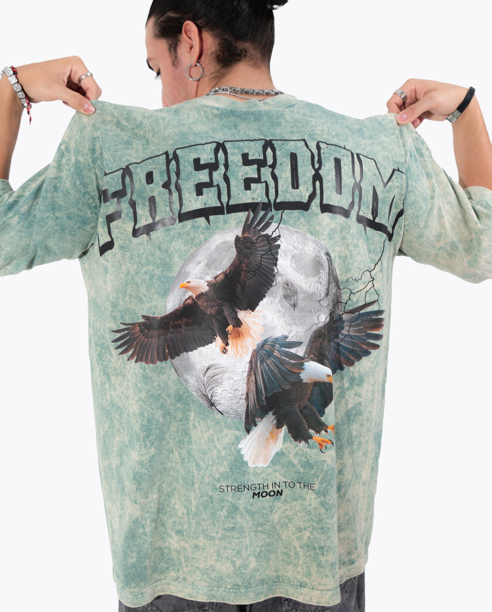 camiseta OWL FREEDOM ACID WASH