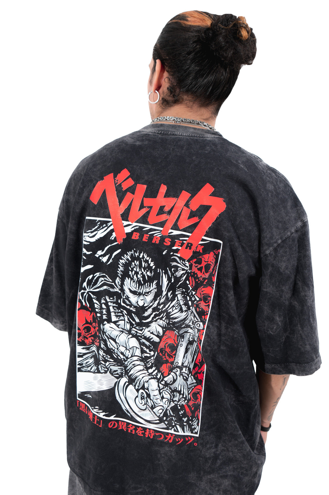 camiseta BERSERK  ACID WASH