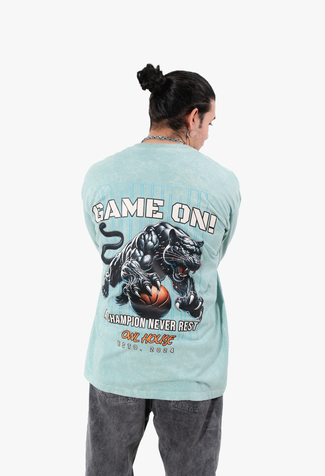 camiseta GAME ON ACID WASH