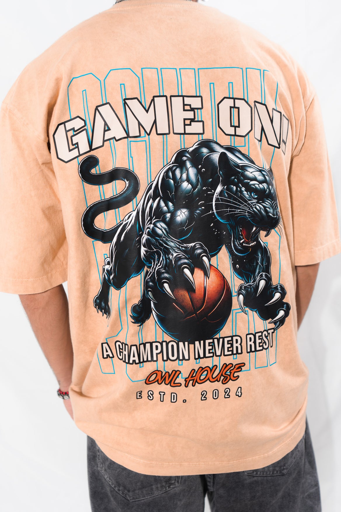 camiseta GAME ON ACID WASH