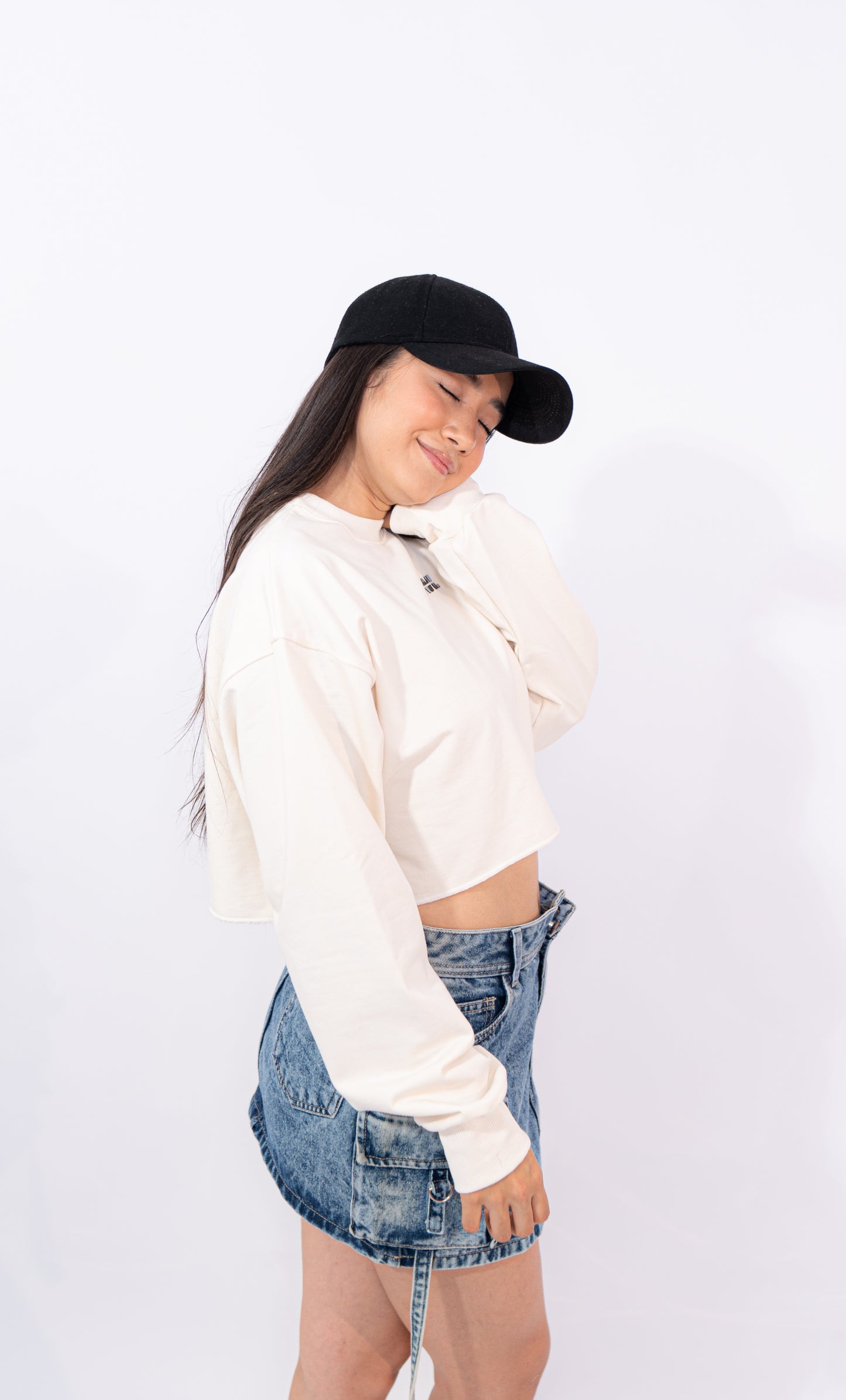 BUZOS CROP  blanco