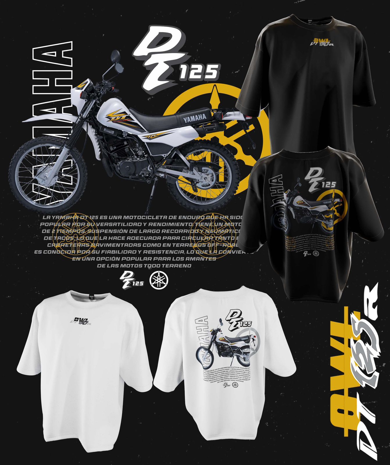 Camiseta DT 125