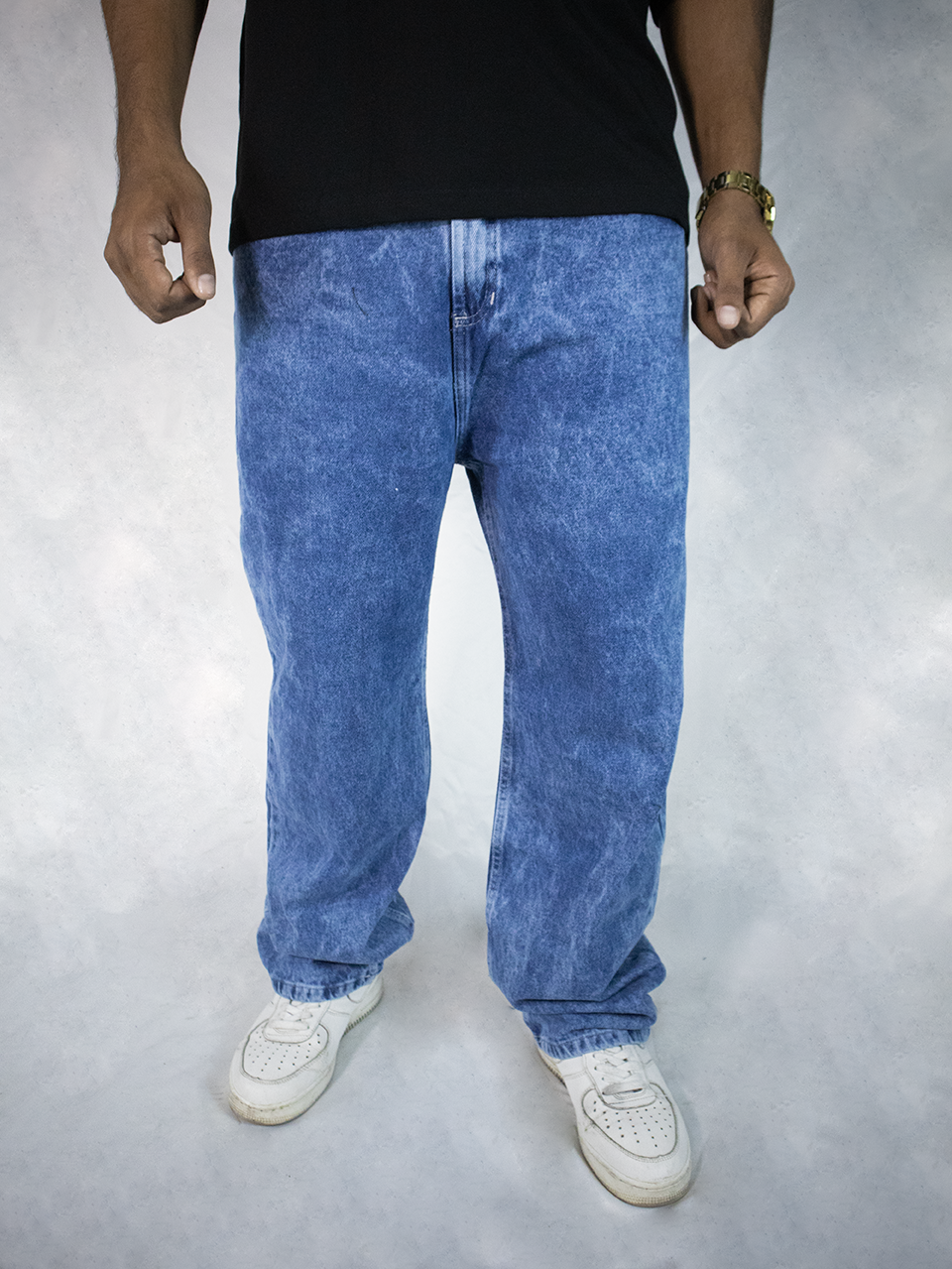 PANTALON BAGGY AZUL KING