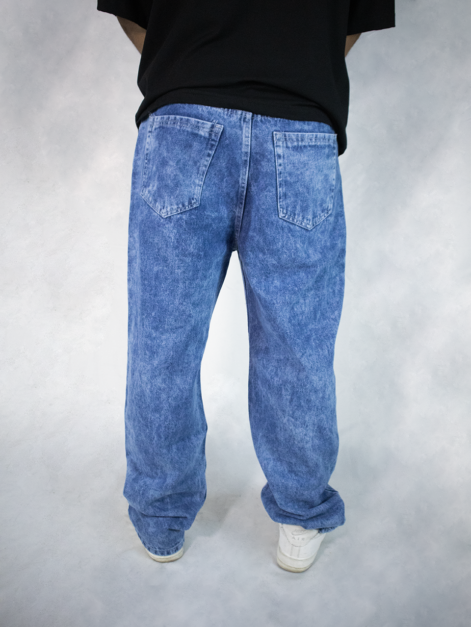 PANTALON BAGGY AZUL KING