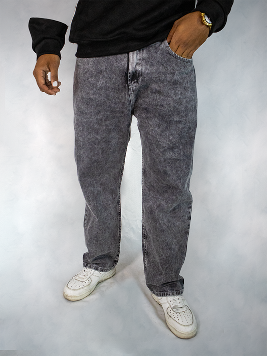 PANTALON BAGGY GRIS CLARO