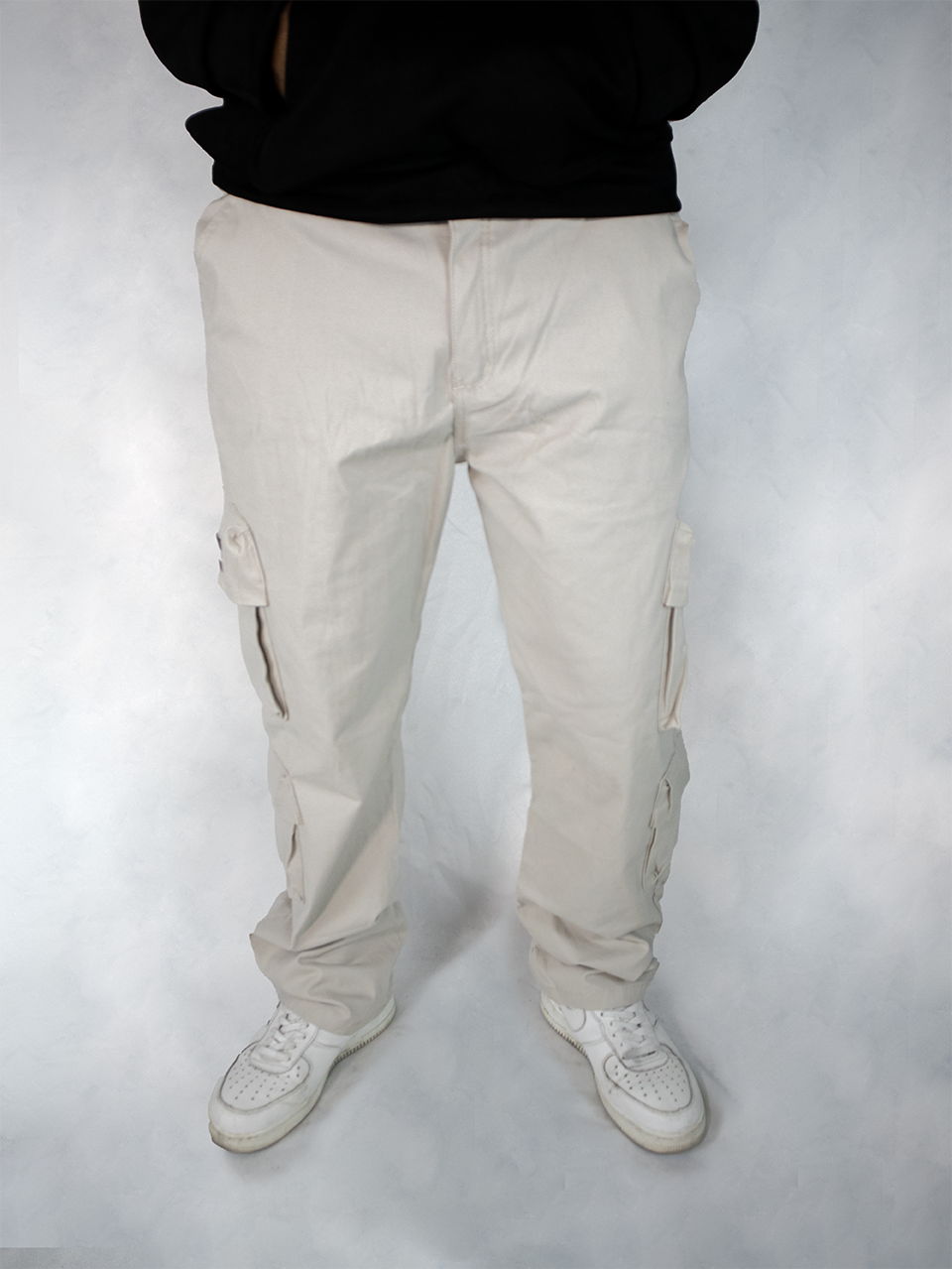 PANTALON CARGO BEIGE DOBLE BOLSILLO