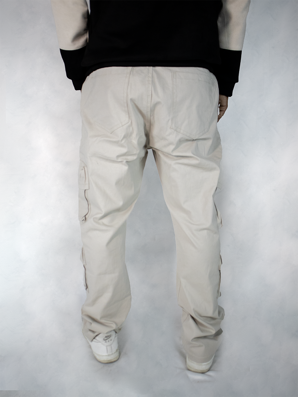 PANTALON CARGO BEIGE DOBLE BOLSILLO