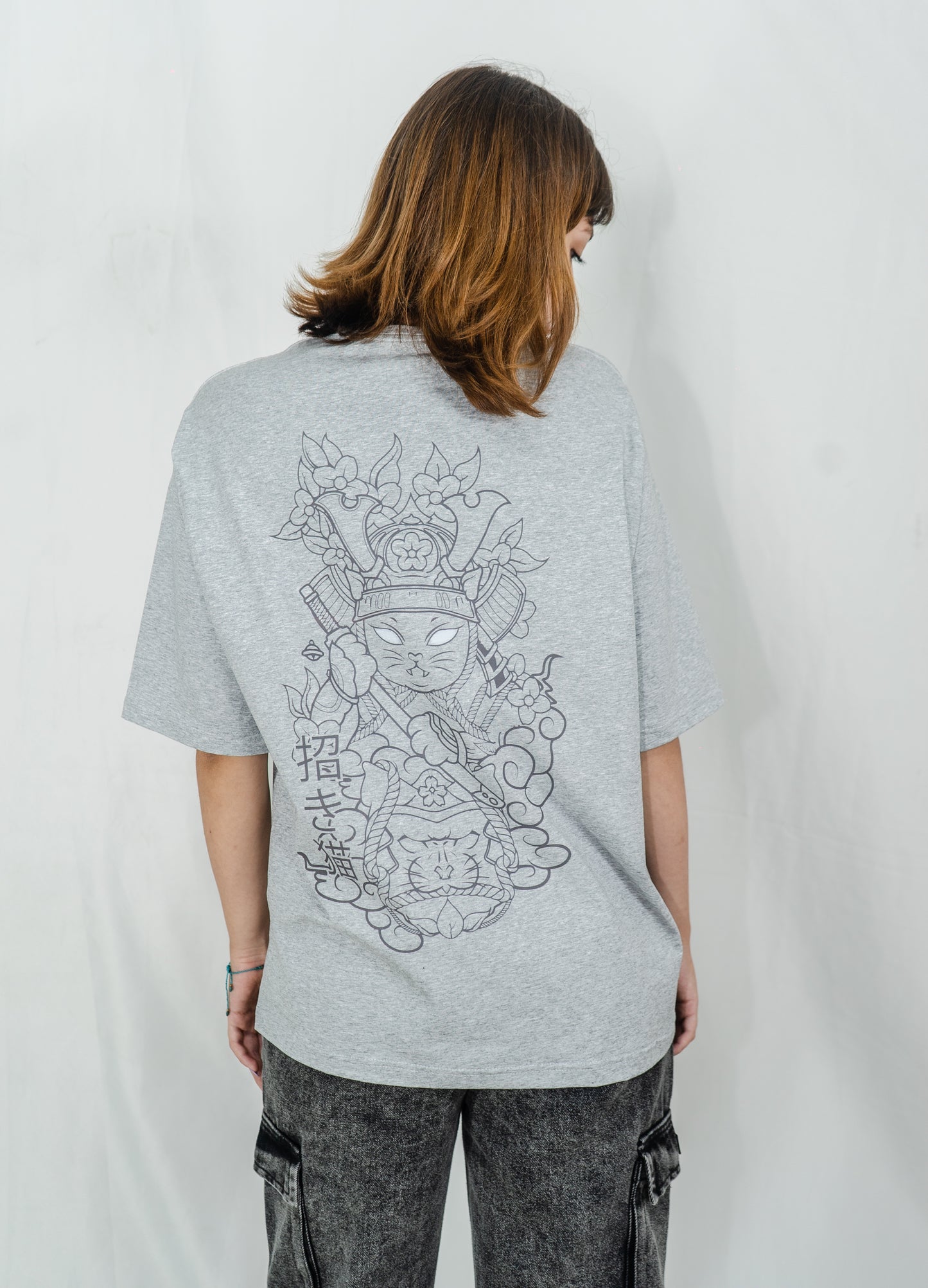 Camiseta Gato Samurai