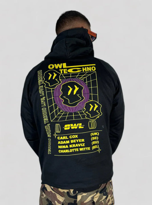 HOODIE OWL TECHNO