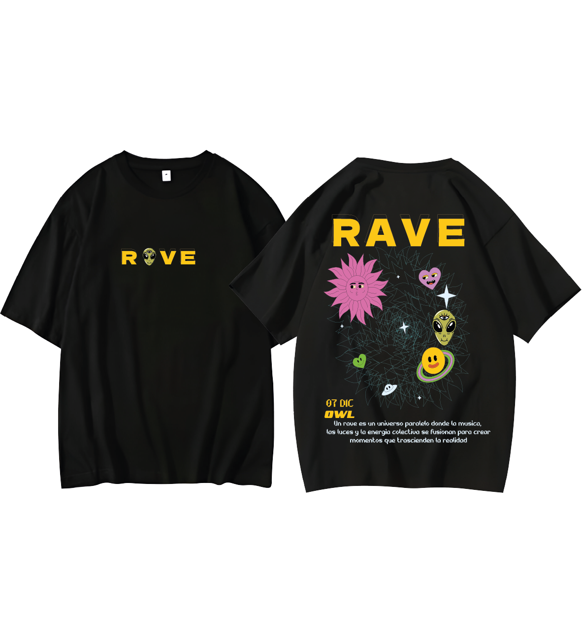 camiseta rave