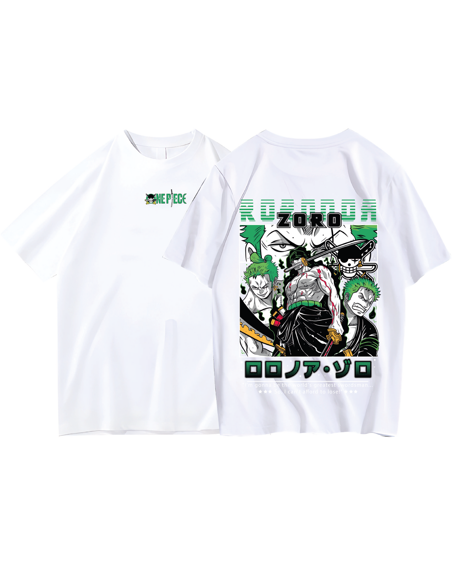 camiseta   zoro one piece